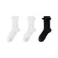 [3 Pack, Super Rebound Socks with Non-Restricting Cuff]2 Pack White+Black