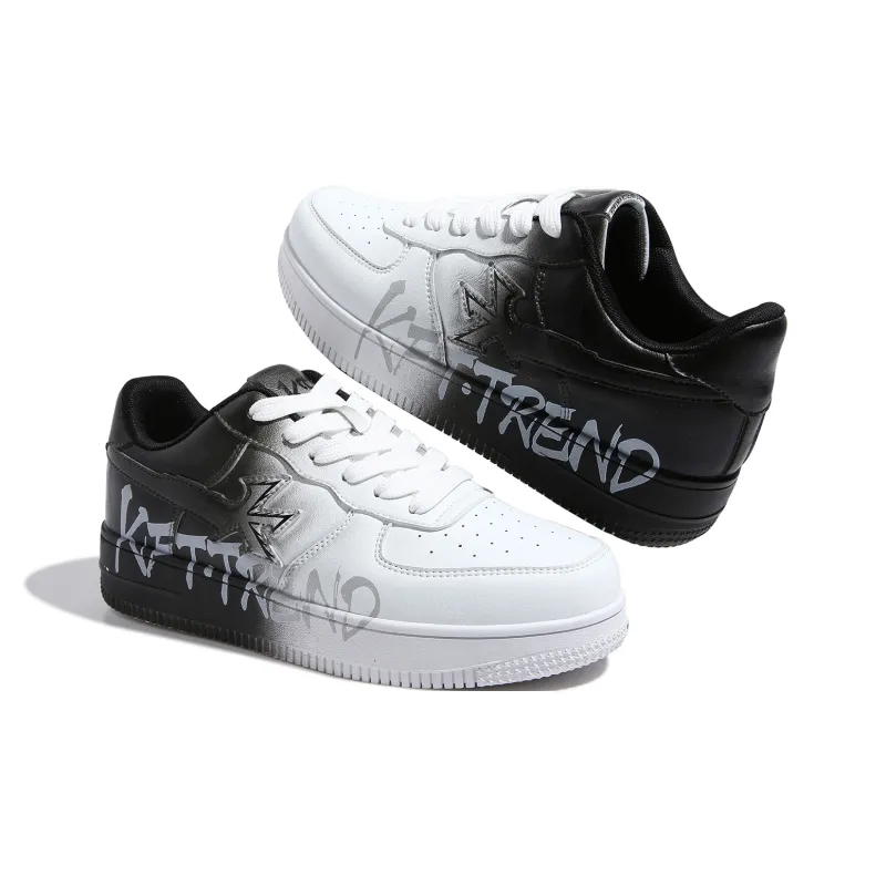 KFT Anti-Slip And Wear-Resistant Lightweight Height Increasing Low-Top Skateboard Shoes Unisex-16