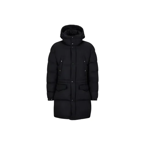 HUGO BOSS Water Repellent Padded Jacket With Hood Jackets Coats Men's Black