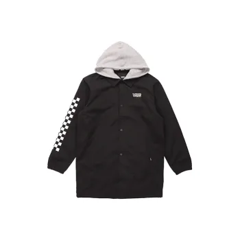 Vans Parka Coats Men Black