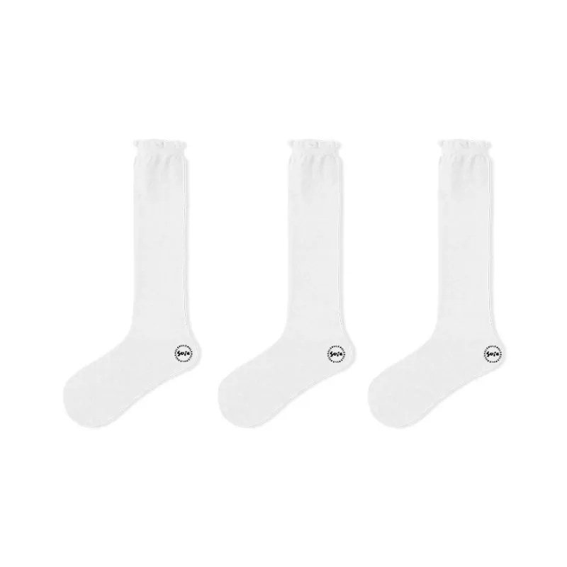 SOIE Knee High Socks Women's Combo Set-5