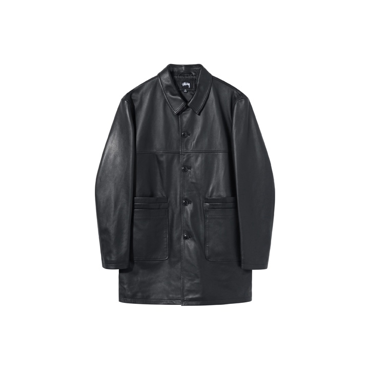 Stussy Leather Jackets on Sale & Authentic - POIZON