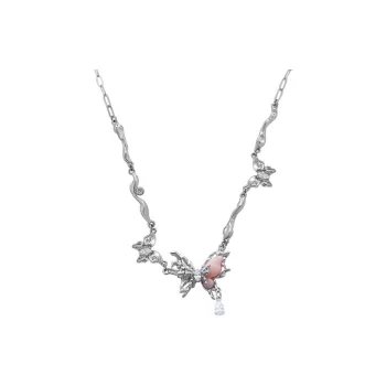 KING OF BLING Alloy Resin Zircon Necklaces Women's