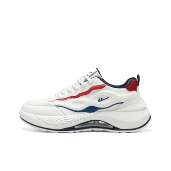 WARRIOR Chunky Sneakers Men Low Top White/Blue/White/Red/Dark Blue/Gray/Neon Green