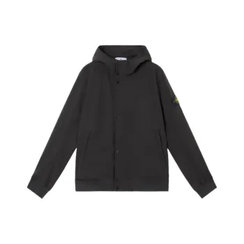STONE ISLAND Logo Patch Hooded Jacket