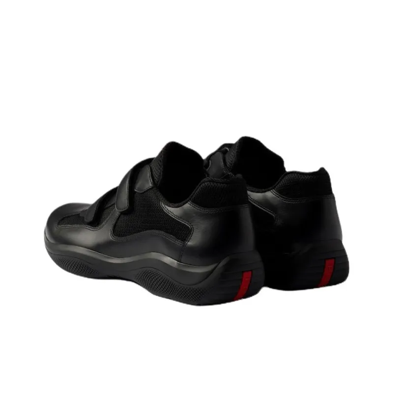 PRADA America's Cup Low Top Casual Shoes 3.5cm Men's Black-2