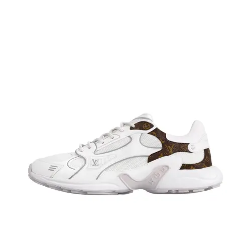 LOUIS VUITTON Olympia Low Top Casual Shoes Women's White