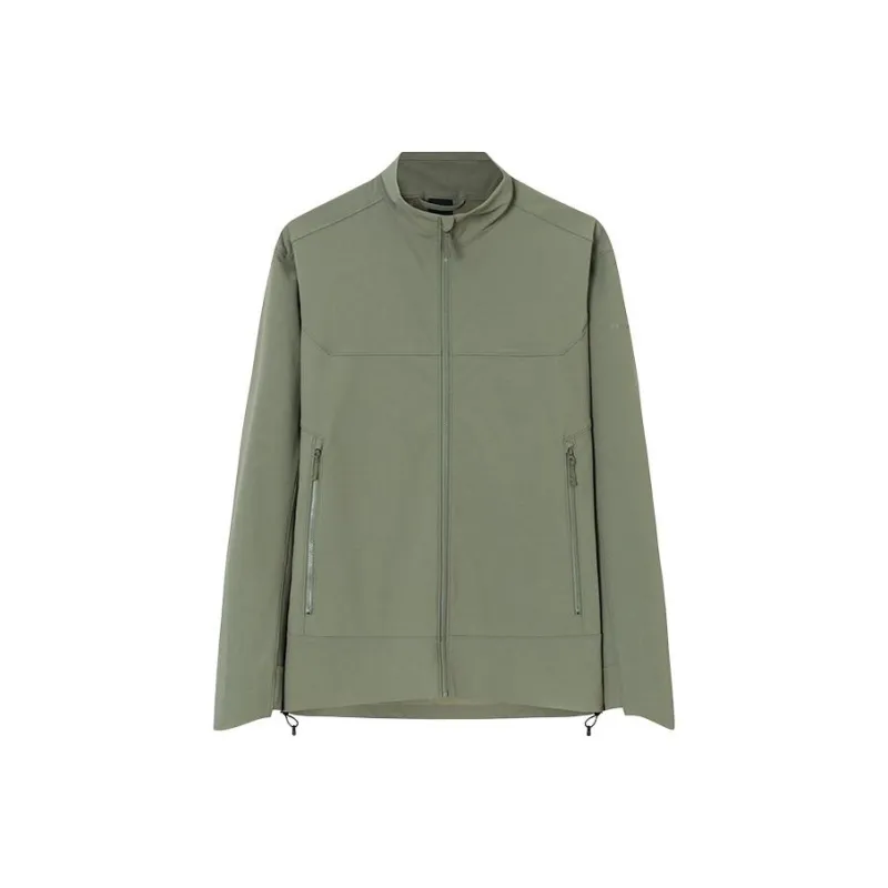Anta Jackets & Coats Men's Murky Olive Green-0