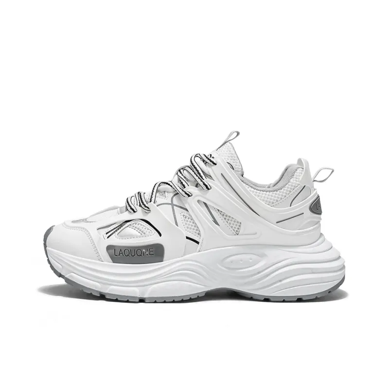 JEANSWEST Wear resistant And Lightweight Low Top Chunky Sneakers Men's-0