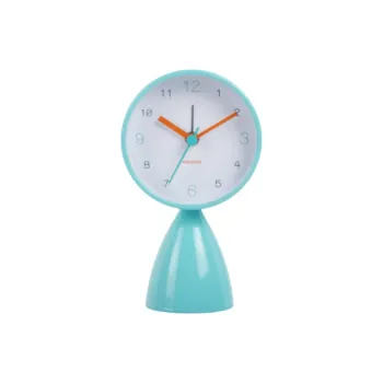 Karlsson Sweeping Seconds Movement Iron Alarm Clock Unisex White