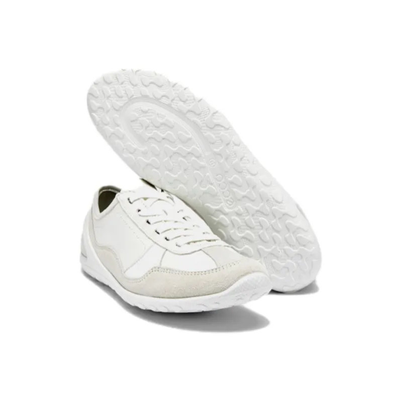Natacha x Ecco BIOM LITE Low Top Casual Shoes Women's White With Beige Gray-3