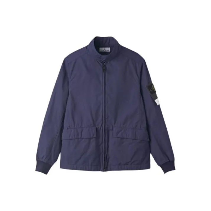 STONE ISLAND Jackets Coats Men's Royal Blue-0