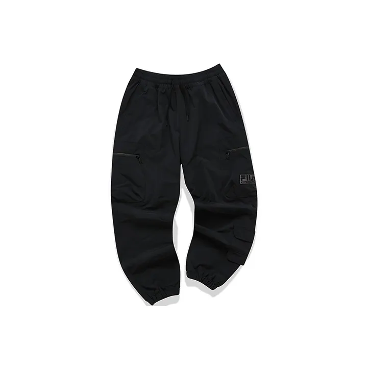 FILA FUSION x White Mountaineering Cargo Pants Men's Pitch Black-0