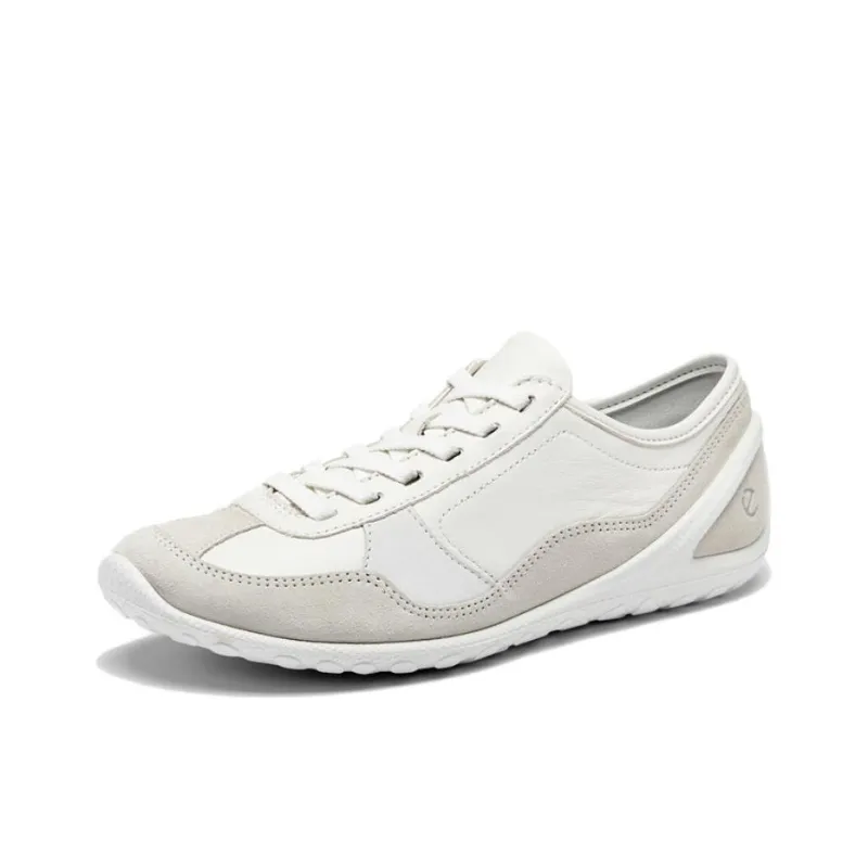 Natacha x Ecco BIOM LITE Low Top Casual Shoes Women's White With Beige Gray-2