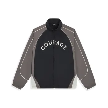 XTEP Variety Training Collection Jacket Unisex Roof Ridge Gray/Coffee Brown/Pearl White