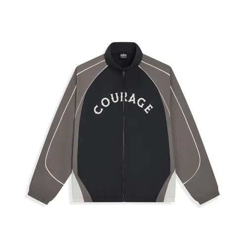 XTEP Variety Training Collection Jacket Unisex Roof Ridge Gray/Coffee Brown/Pearl White