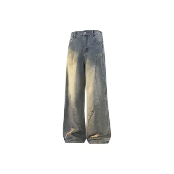 Qnxeey Jeans Unisex Carbon Black