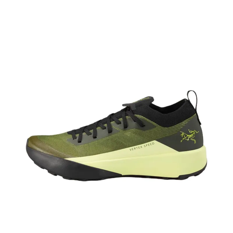 Arcteryx Verte Anti Slip Wear Resistant Low Top Trail Running Shoes Men's Green-0