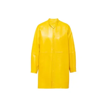 PRADA Leather Jackets Men Yellow