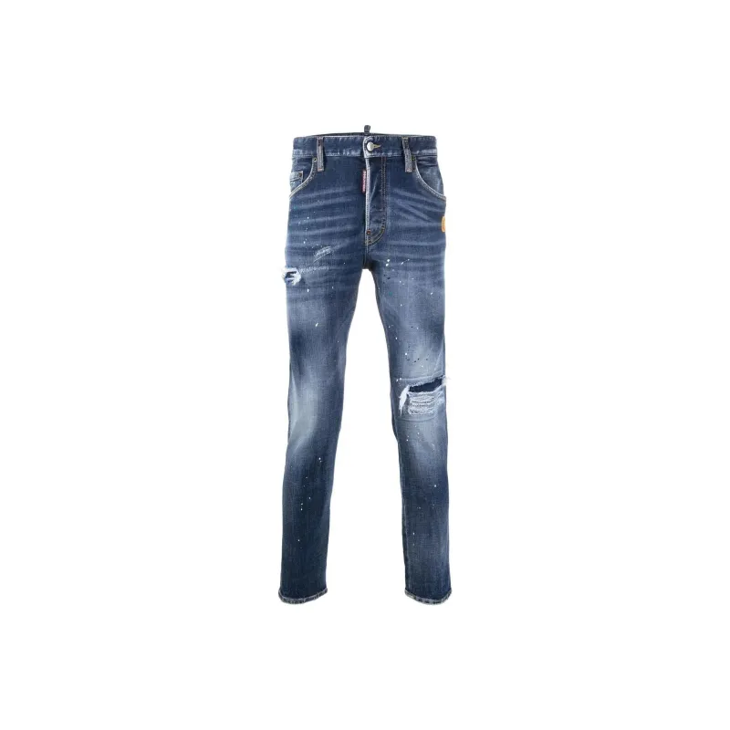 DSQUARED 2 Distressed High Waist Skinny Jeans-0