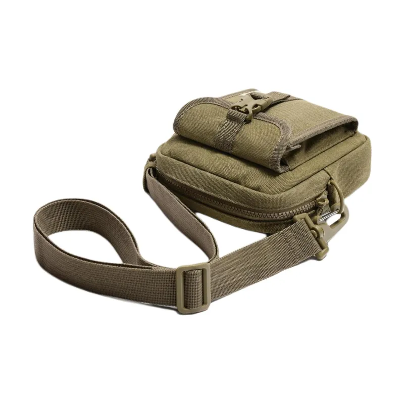 ZARA Polyester Shoulder Bag, Crossbody Bag Men's Khaki Green-1