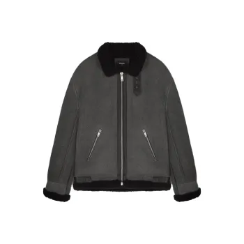 REPRESENT Leather Jackets Men Gray