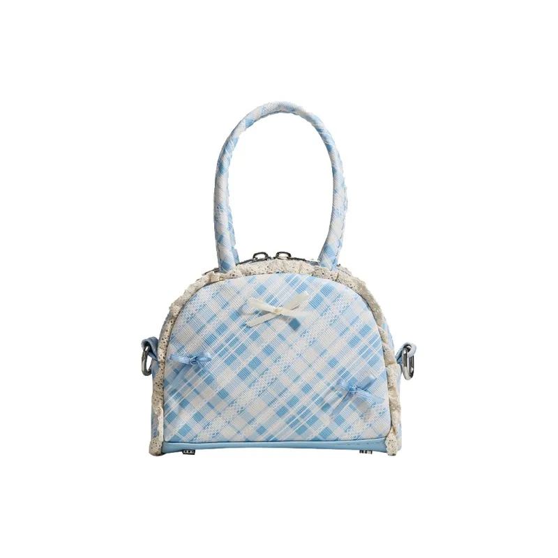 Bywhich PU Crossbody Handbag Women's Blue-0