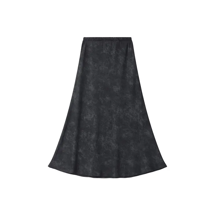 ATUXIU 2025 Spring Summer High Rise Slimming Mid Length Casual Long Skirt Women's-7