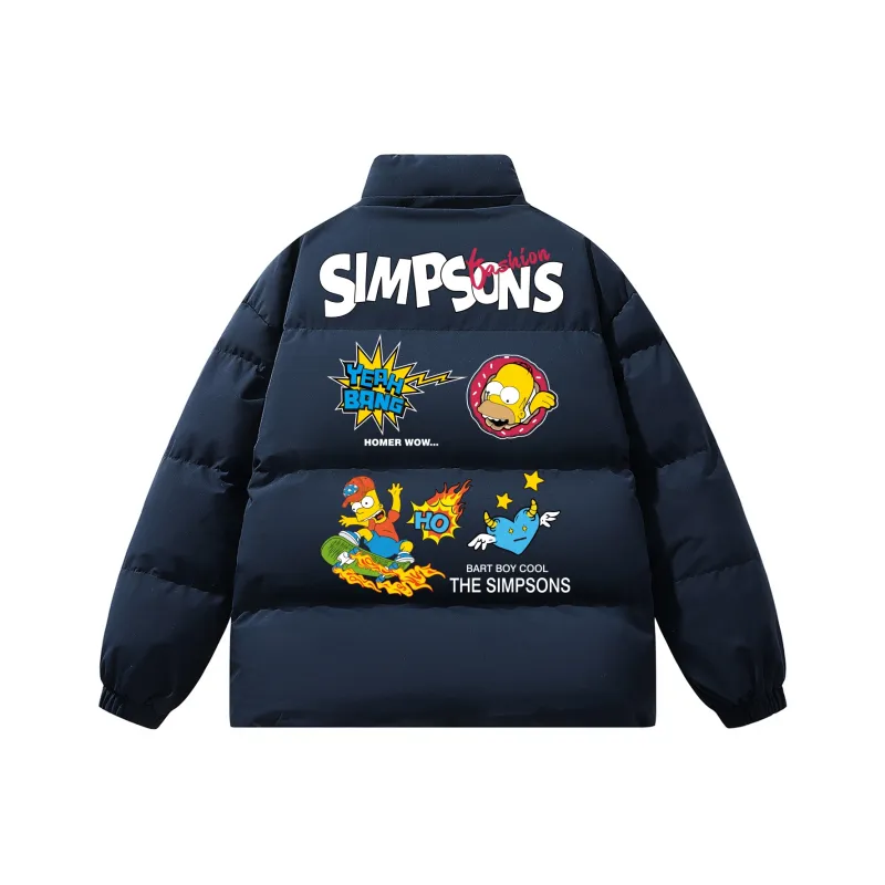 The Simpsons Puffer Jacket Unisex-12