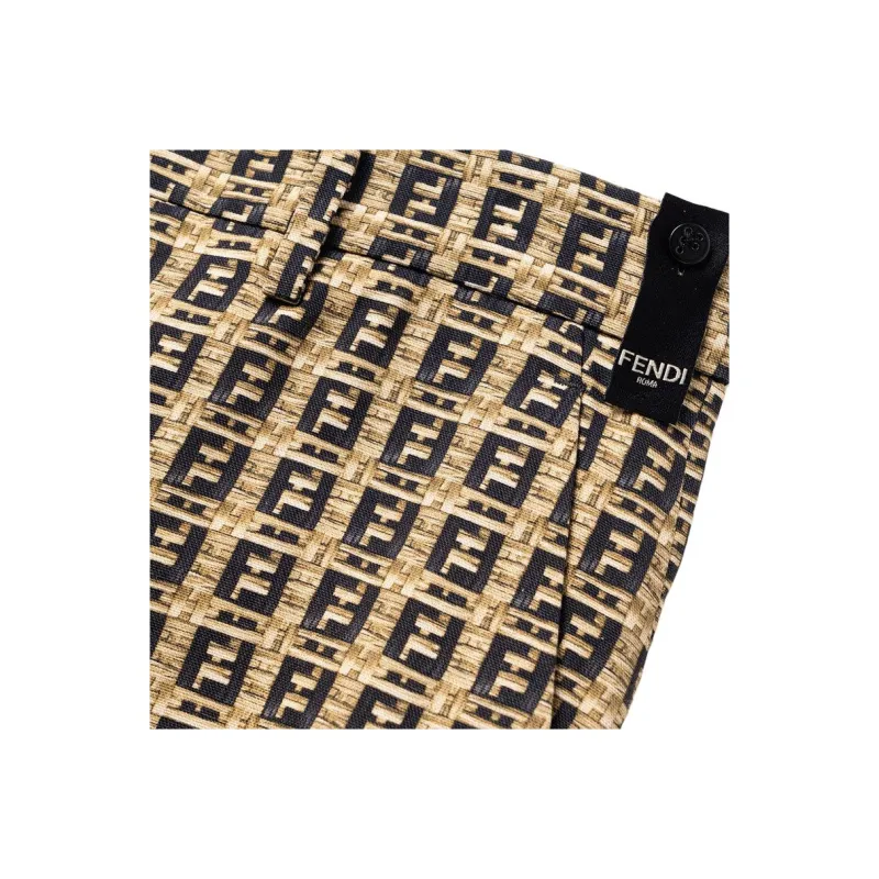 FENDI Casual Pants Men Beige-5