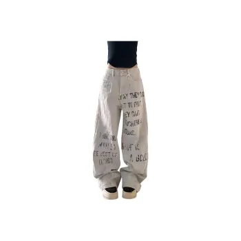 ORMY Jeans Unisex White