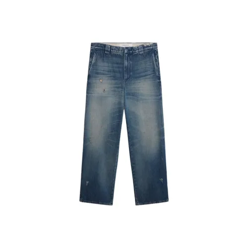 Golden Goose Straight Leg Distressed Jeans