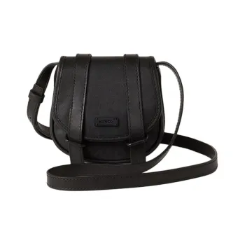 KENZO Cow Leather Messenger Bag, Shoulder Bag, Crossbody Bag Mini Unisex Black
