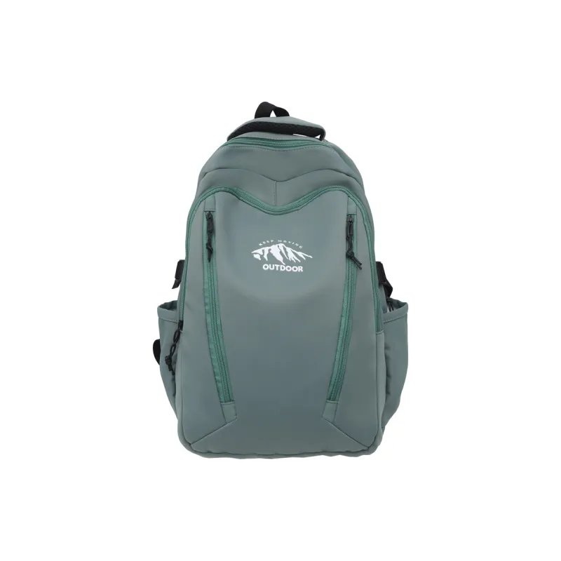 URBAN FOREST Nylon Backpack Unisex Orange/Green/Red/Black/White-5