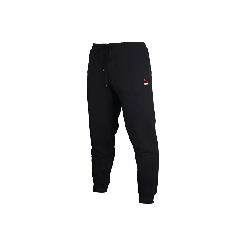 PUMA Leisure Sport Knitted Sweatpants Men Black-0