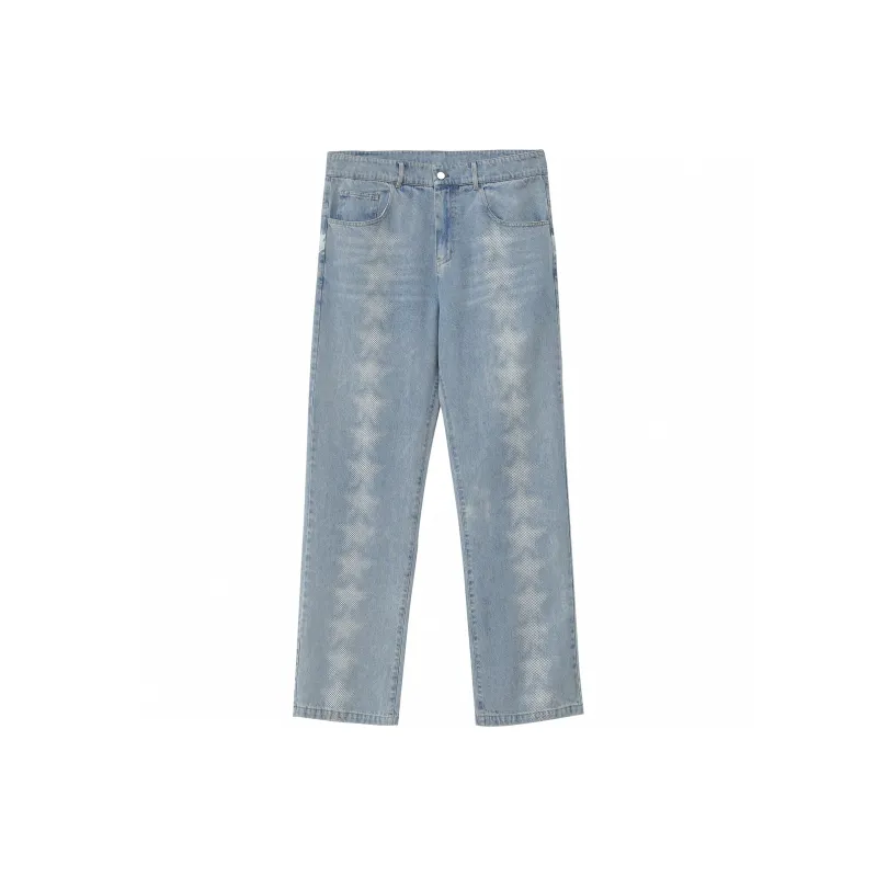 JUST VIBE Straight Jeans Unisex Blue-0