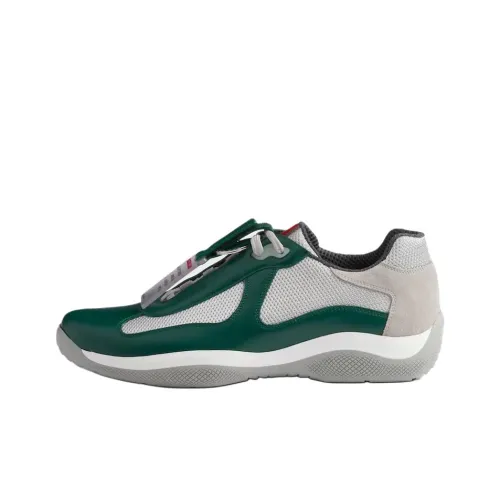 PRADA America's Cup Original Low Top Casual Shoes Men's Green