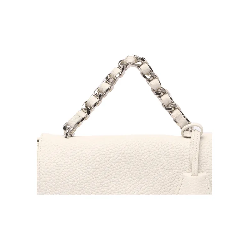 Mulberry Lily Calfskin Handbag Shoulder Bag Crossbody Bag Women's White-4