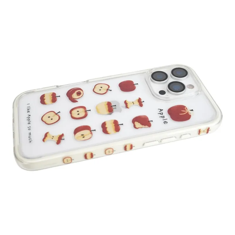 Sopi Acrylic Material 2 in 1 Apple Core Phone Cases Compatibility With IPhone 16/15/13/14/Pro/Max-7