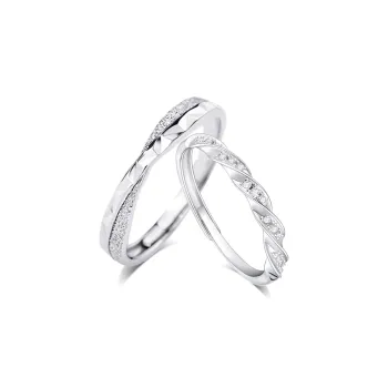 KUMET Sterling Silver Rings Unisex