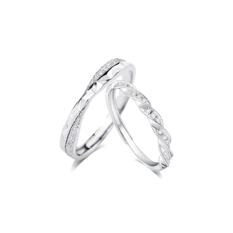 KUMET Sterling Silver Rings Unisex-0