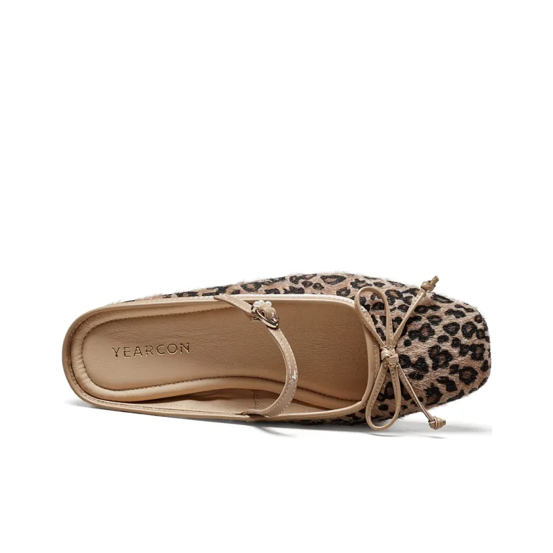 YEARCON Rubber Sole Closed Toe Slippers Women's-10