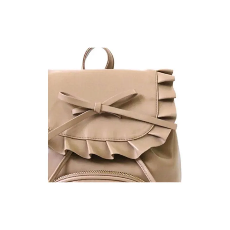 Disney Synthetic Leather Backpack Mini Women's Light Brown-4