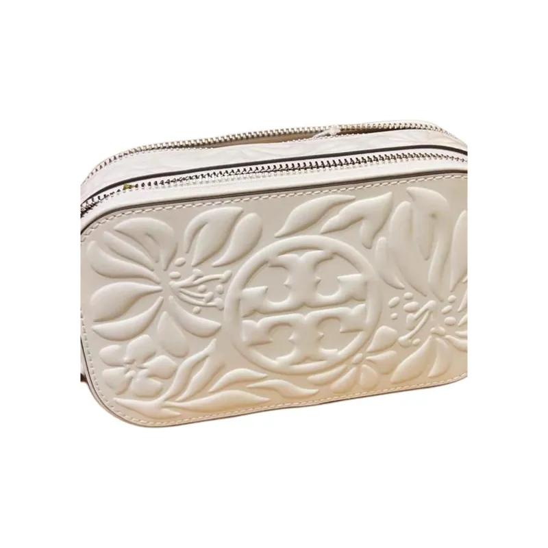 TORY BURCH Miller Leather Shoulder Bag Regular Mini Women's White-1