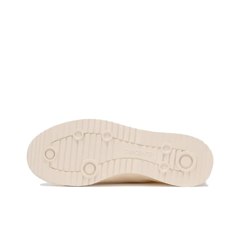 DESCENTE CHRON TEMPO Anti Slip Wear Resistant Low Top Casual Shoes Women's Beige-3