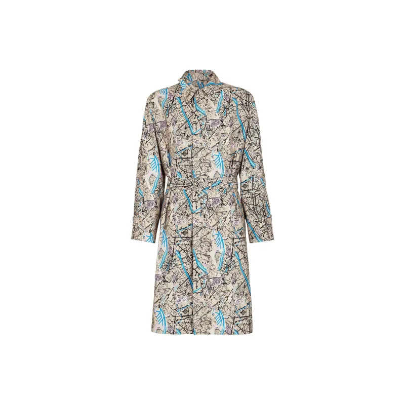 FENDI Trench Coats Men Beige-0