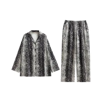 Yue Nei Pajama Set Women's Jet Black Ink