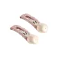Round Pink Polka Dot 1 Pair