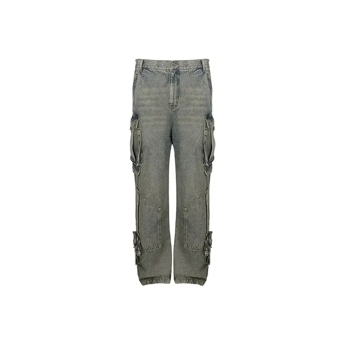 YLDP Jeans Unisex Blue-0