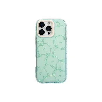 Sopi Acrylic Material Mint Green Full Screen Apple Phone Cases Compatible With IPhone 16/15 Pro Max/Apple 13/14 Pro/Max